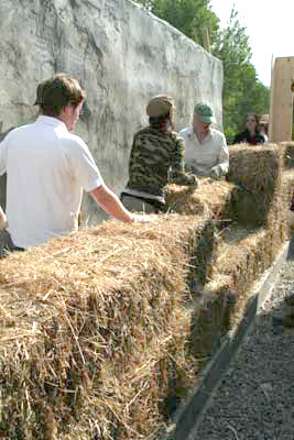 205.jpg - Straw wall construction