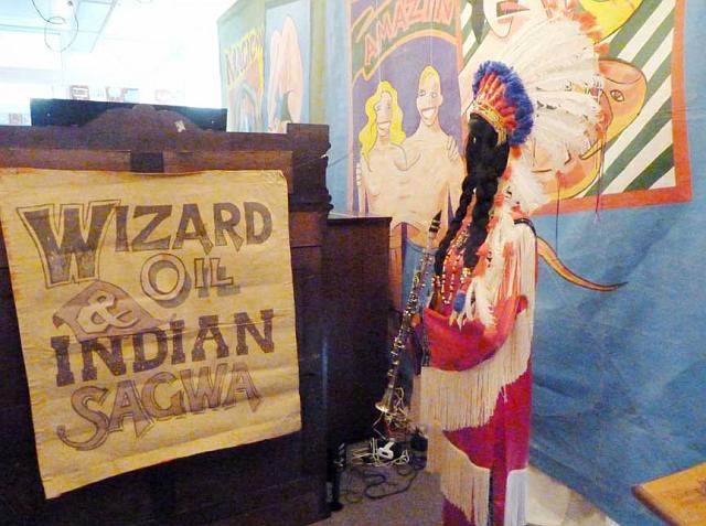 gs3.jpg - The Greatest Show: Wizard Oil and Indian Sagwa - Chief Sam Padoopi costume